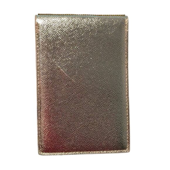 Gold Rhinestone Small Document Carry Purse - Picture 4 of 5